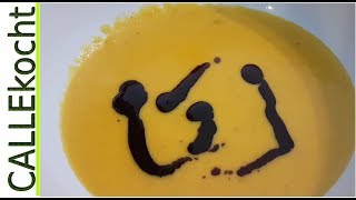 Cremige und duftende Kürbissuppe  Rezept für Kürbiscremesuppe [upl. by Daphne]