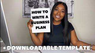 HOW TO WRITE A BUSINESS PLAN STEP BY STEP  TEMPLATE  9 Key Elements [upl. by Golightly51]