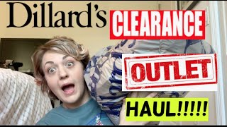 Dillards Clearance Center Outlet Haul  Ohyouresotough0 [upl. by Atwahs]