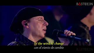 Scorpions  Wind Of Change Sub Español  Lyrics [upl. by Hseyaj]