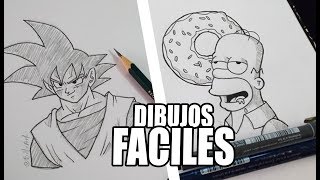 DIBUJOS FÁCILES DE HACER PARA PRINCIPIANTES 1  BillyArt [upl. by Nadirehs361]