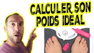 Comment calculer son POIDS IDÉAL [upl. by Akinorev692]