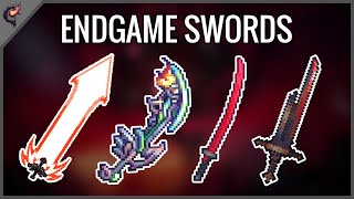 All Endgame Swords  Terraria Calamity Mod [upl. by Mullins]