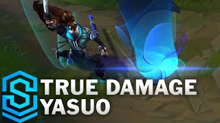 All Yasuo Skins Spotlight 2020  Prestige True Damage Latest Skin League of Legends [upl. by Suhpoelc]