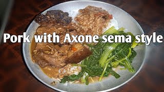 Smoked pork with axone how to cook naga style smoked pork with axone [upl. by Schaefer]