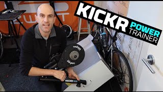 Wahoo Kickr Smart Trainer Setup For Beginners Indoor Cycling [upl. by Yrahca]