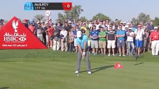 Rory McIlroys Hole in One in Abu Dhabi [upl. by Derrek170]