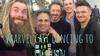 Marvel cast dancing to rasputin [upl. by Trask]