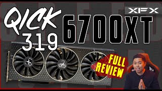 6700xt QICK 319 Full Review  Mind Blowing thermal performance [upl. by Ydnal]