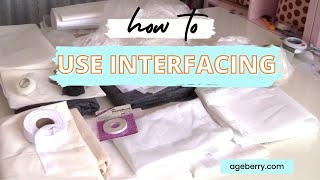 How To Use Ironon Fusible Interfacing  Ultimate Guide [upl. by Bittencourt]