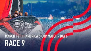 36th Americas Cup  Race 9 [upl. by Eidnam]