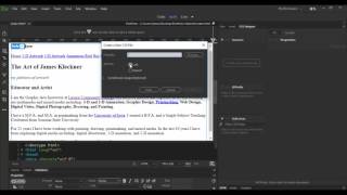 Adobe Dreamweaver CC Creating a CSS File [upl. by Fiann356]