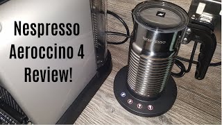 Nespresso Aeroccino 4 Milk Frother Review  Worth upgrading from the Aeroccino 3 [upl. by Niehaus]