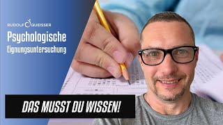 Psychologische Eignungstests  Das musst du wissen [upl. by Tnarud42]