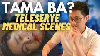 DOCTOR REACTS TELESERYE MEDICAL SCENES [upl. by Tades670]