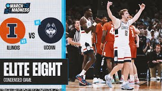 UConn vs Illinois  Elite Eight NCAA tournament extended highlights [upl. by Nnayllehs591]