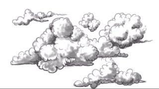 How to Draw Clouds  Easy Clouds to Draw  MAT [upl. by Tom]