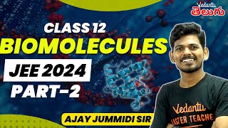 Biomolecules Class 12 Chemistry Chapter 14  Part 2  JEE Chemistry  JEE 202425 vedantutelugu [upl. by Docilla373]