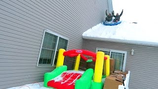 INSANE SLEDDING FAILS [upl. by Damali488]