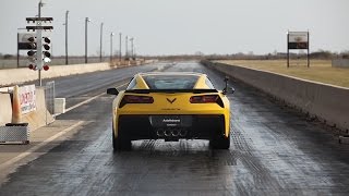 2015 C7 Corvette with 8speed Auto  14 Mile Testing [upl. by Naor222]