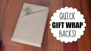 Quick Gift Wrap Hacks [upl. by Hacceber]