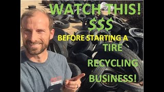 MOST AFFORDABLE Tire Recycling System [upl. by Mchail]