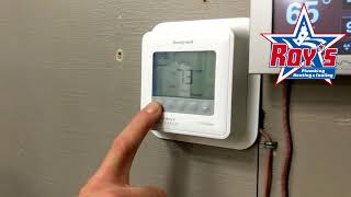 How to Use Your Honeywell T4 Pro Thermostat [upl. by Nnairac]