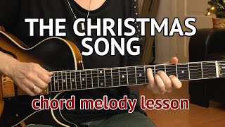 THE CHRISTMAS SONG  Guitar Tutorial Chord Meldoy  Chestnuts Roasting On An Open Fire [upl. by Hatfield750]