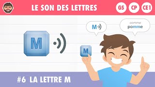 🔈 Le son de la lettre M  Apprendre à lire maternelle  CP  IEF [upl. by La531]