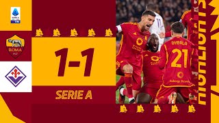 Roma 11 Fiorentina  Serie A Highlights 202324 [upl. by Aloz]