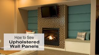 How to Make Upholstered Wall Panels [upl. by Gratia]