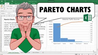 Create Pareto Charts in Excel 2016 [upl. by Amzaj155]