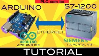 Siemens S71200 PLC to Arduino [upl. by Linell102]