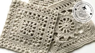 TULIP GRANNY SQUARE  FREE CROCHET PATTERN [upl. by Ttoille]