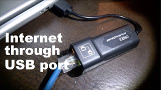 Internet connection through USB port [upl. by Debo589]