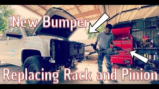 Fixing the rack and pinion on a Silverado Part 3 [upl. by Yanel305]