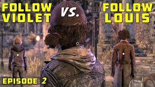 Follow Louis vs Follow Violet  The Walking Dead Final Season Episode 2 [upl. by Scriven]