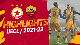 CSKA Sofia 23 Roma  UECL Highlights 202122 [upl. by Itsa800]