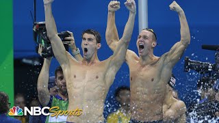 Revenge in Rio Michael Phelps and Team USA reclaim the 4x100  NBC Sports [upl. by Corabelle]