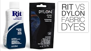 Comparing Rit Dye amp Dylon Dye [upl. by Adlanor928]