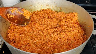 How To Cook Jollof Rice For 2 To 4 people  Let’s Cook With Me [upl. by Eceirahs]