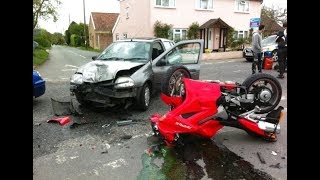 MOTORCYCLE CRASHES ON THE ROAD 🔥 BIKER CRASHING HARD \ COMPILATION Ep 18 [upl. by Champaigne]