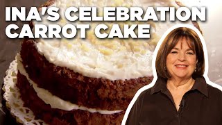 Ina Gartens Carrot Cake Recipe  Barefoot Contessa  Food Network [upl. by Elyrad]