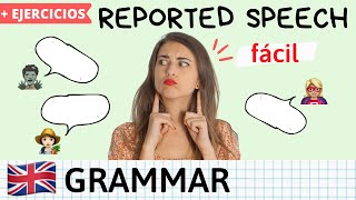 REPORTED SPEECH en inglés  Explicación con ejemplos fácil [upl. by Lexine]