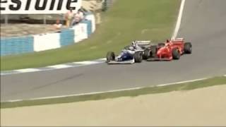 F1 Jerez GP 1997 SchumacherVilleneuve Collision [upl. by Camila]