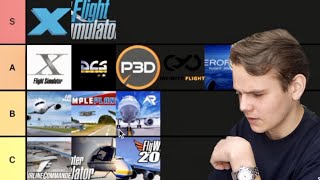 My Flight Simulator Tier List [upl. by Motch]