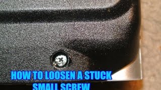 BEST WAYS TO LOOSEN A STUCK SMALL SCREW [upl. by Oesile]