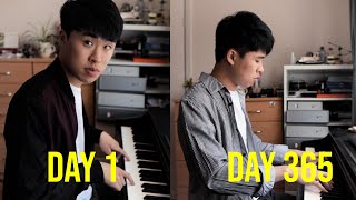 My 1 Year SelfTaught Piano Progress as a Complete Beginner [upl. by Aecila]