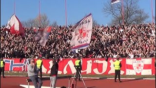 Delije u Kragujevcu  TUKLI SMO VAS UVEK KAD JE BILO POTREBE  Radnički KG  Crvena zvezda 03 [upl. by Nanoc]