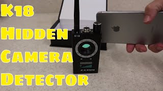 Testing the K18 hidden camera detector [upl. by Arytas]